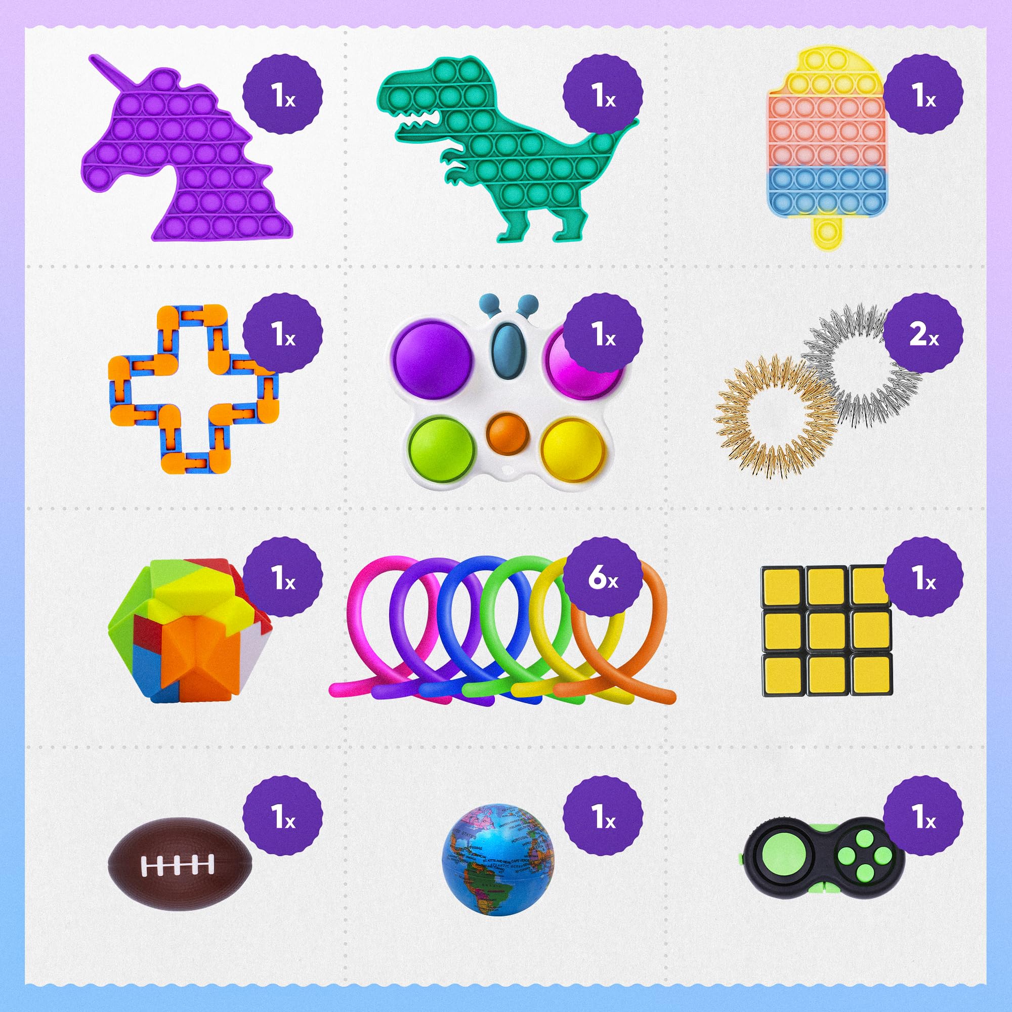 Zen Laboratory Unicorn and Dinosaur party favors add playful touch to activities.