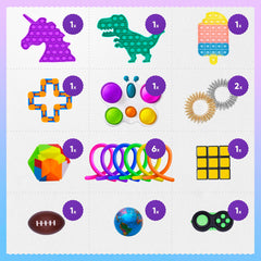 Zen Laboratory Unicorn and Dinosaur party favors add playful touch to activities.