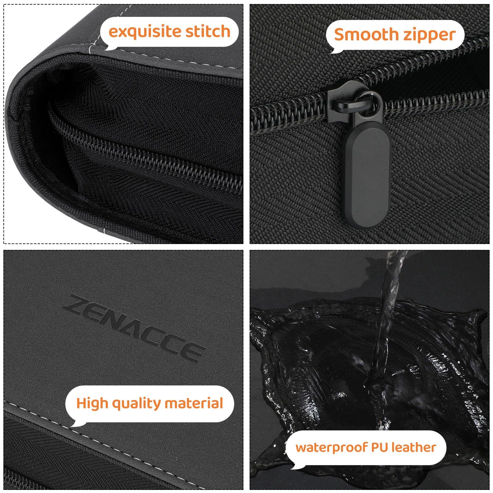 Zenacce acid-free inner pages ensure long-lasting, non-PVC storage.
