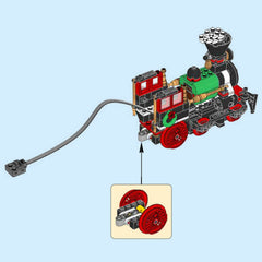 ZENEBricks motorized Holiday Express Train in action with upgraded kit.