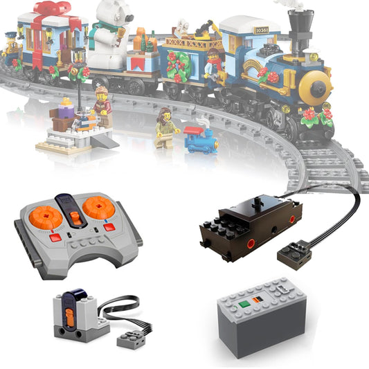 ZENEBricks remote control power pack for Lego 10361 train enabling motorized movement.