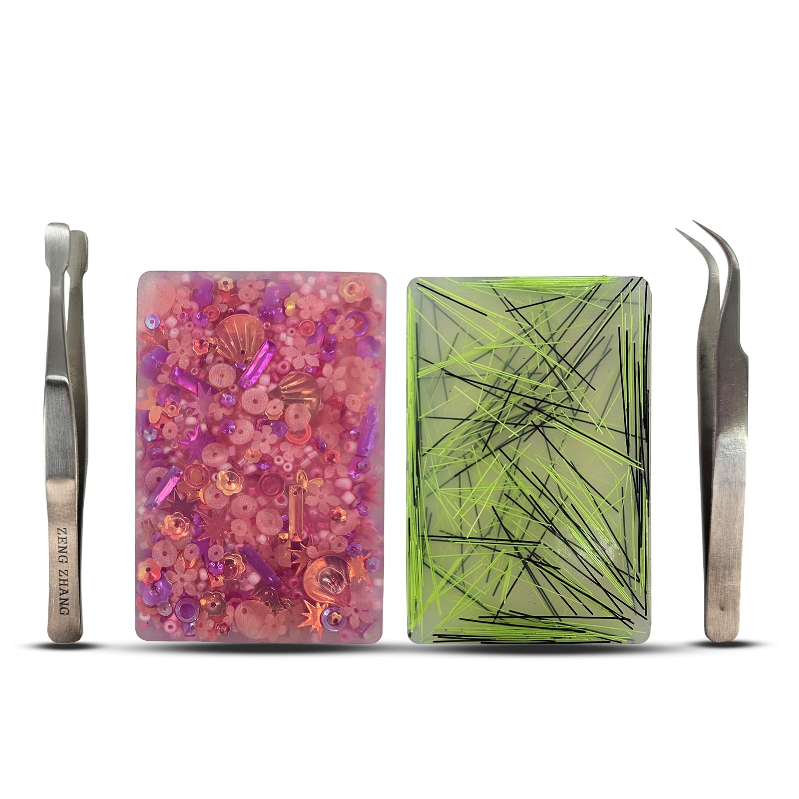 Zeng Zhang Picky Pad with tweezers toy for mindful plucking and focus.