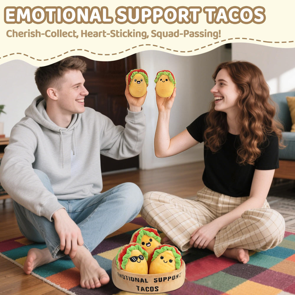 Zenliv taco pals with five personalities add whimsy and comfort to days.