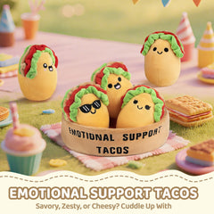 Zenliv five-piece taco set ideal gift-pack for friends and coworkers.