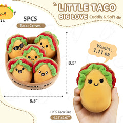 Zenliv emotional support tacos with expressive faces enhance cozy home moments.