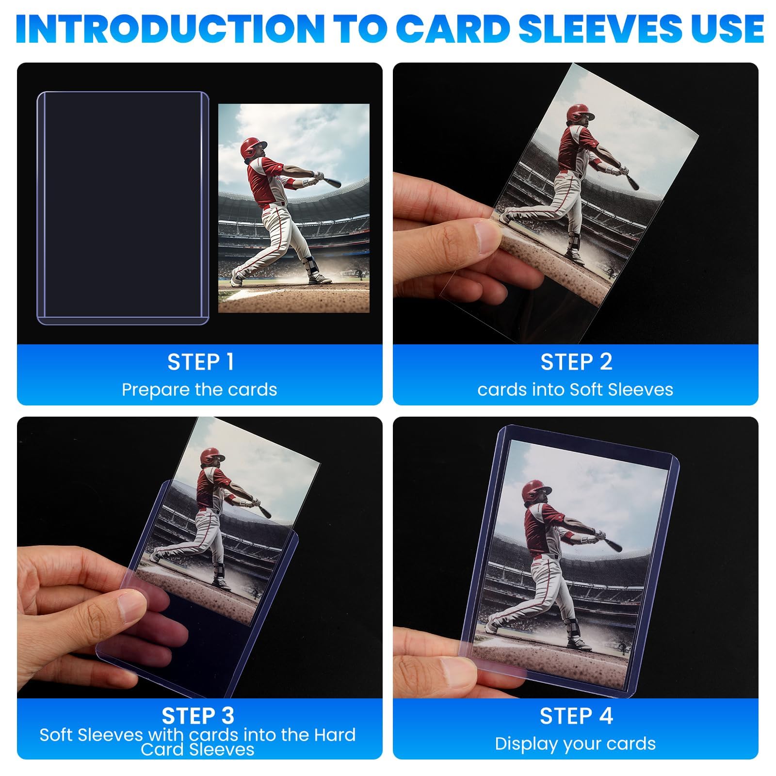 ZENOWICK baseball and football card protectors ideal for collectors.