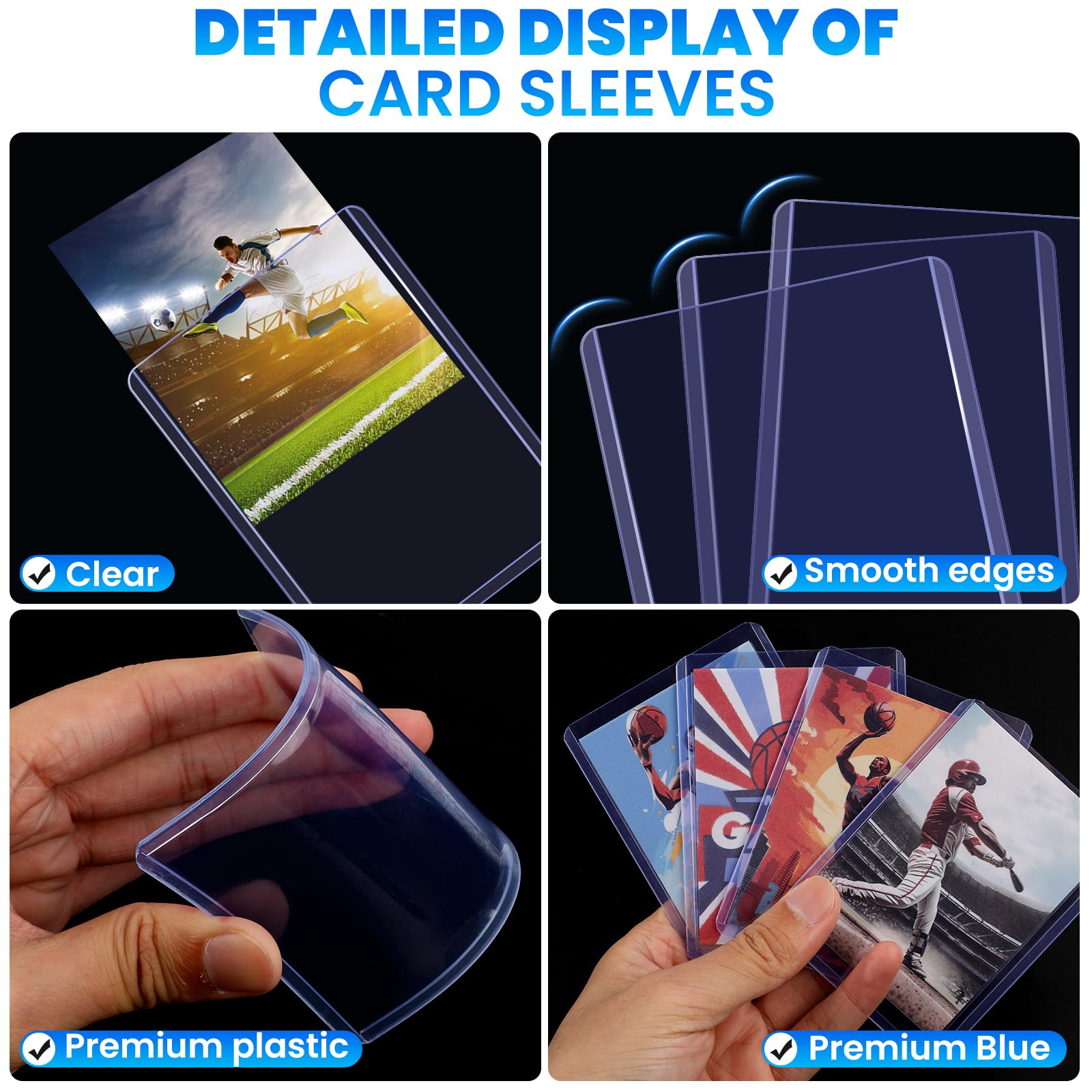 Zenowick premium PVC top loaders provide durable, clear protection for prized cards.