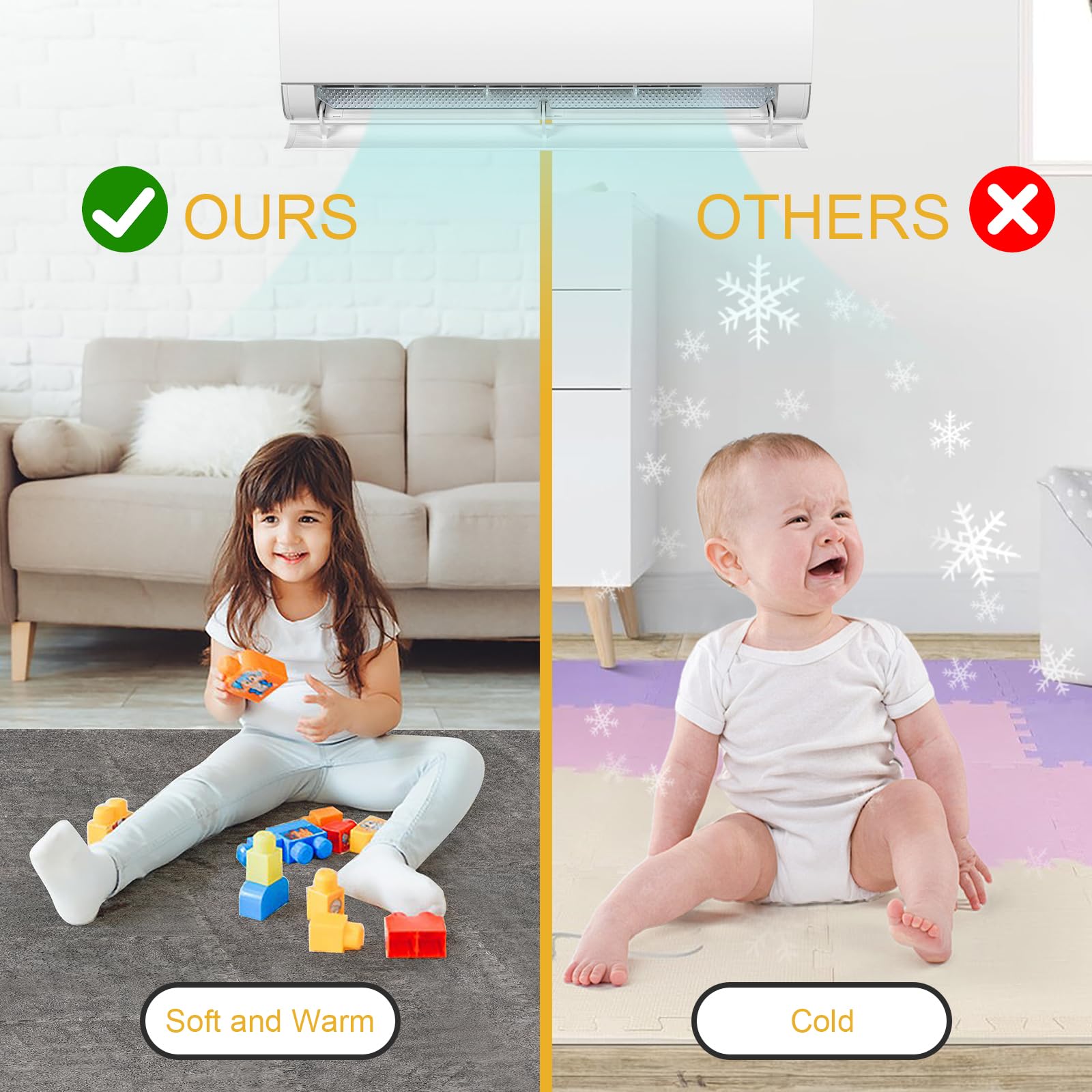 ZENOWICK tiles shown as machine-washable and easy to clean after spills.