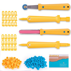 Zentara cutter with wooden handle, safe for kids to cut and explore cardboard projects