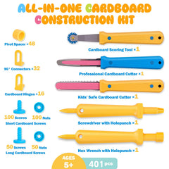 Kids-safe cutters with blunt tips enabling safe DIY projects.