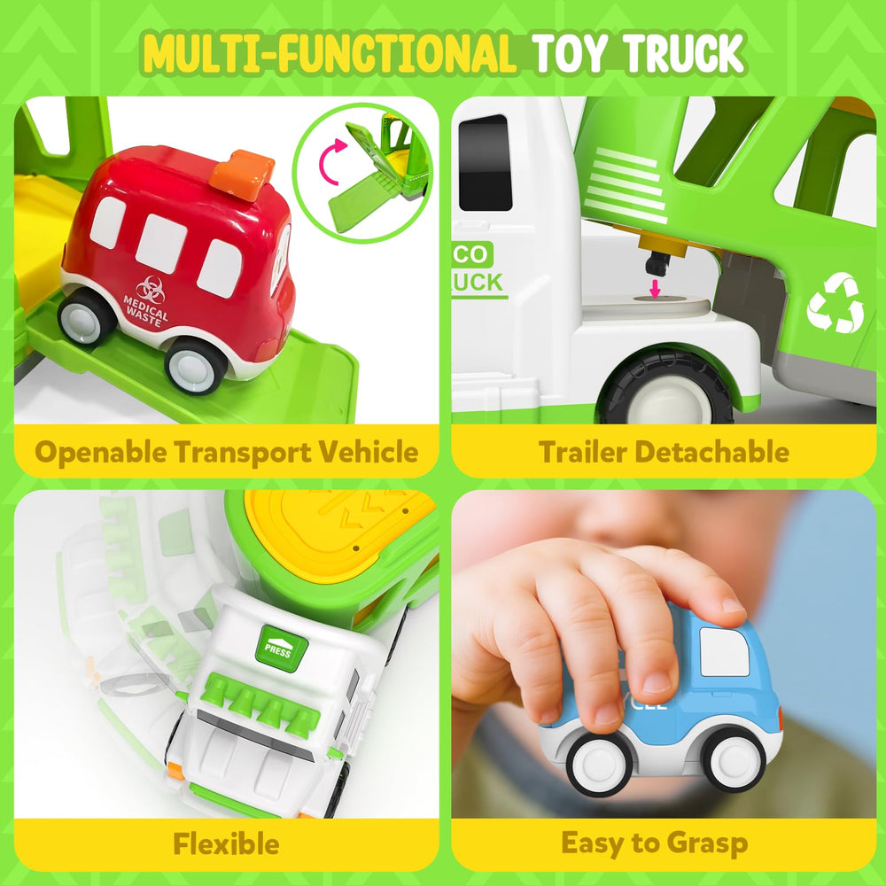 ZERDROFY six pull-back cars on top invite quick, energetic play sessions
