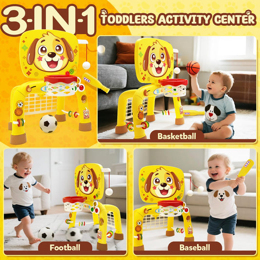 ZERDROFY toddler soccer goal image for kicking practice with bright, engaging colors