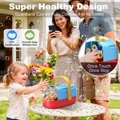 Zerhunt bubble machine offers two speed levels for customizable output