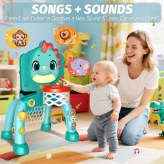 Zerhunt Toddler Sports Center Dino arena visuals spark pretend play.