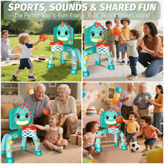 Zerhunt Toddler Sports Center indoor play supports versatile learning at home.