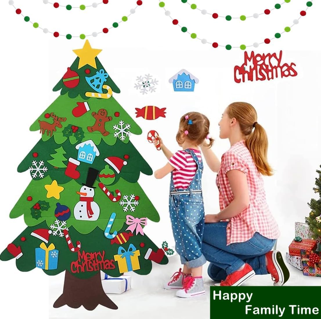 Zerkbiey Christmas tree fosters family bonding during decorating time.