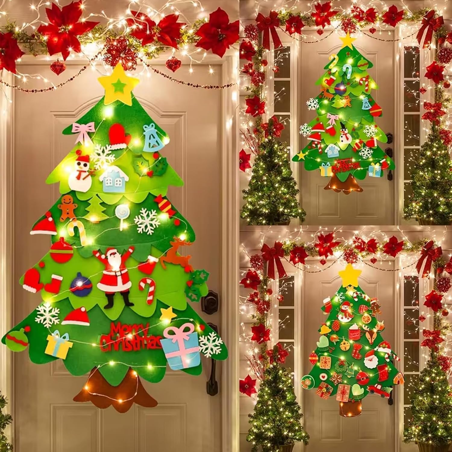 Zerkbiey 32 ornaments enable creative decorating and fine motor practice.