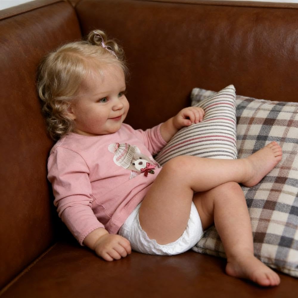 Zero Pam 20-inch reborn doll full vinyl body designed for washable, durable use.