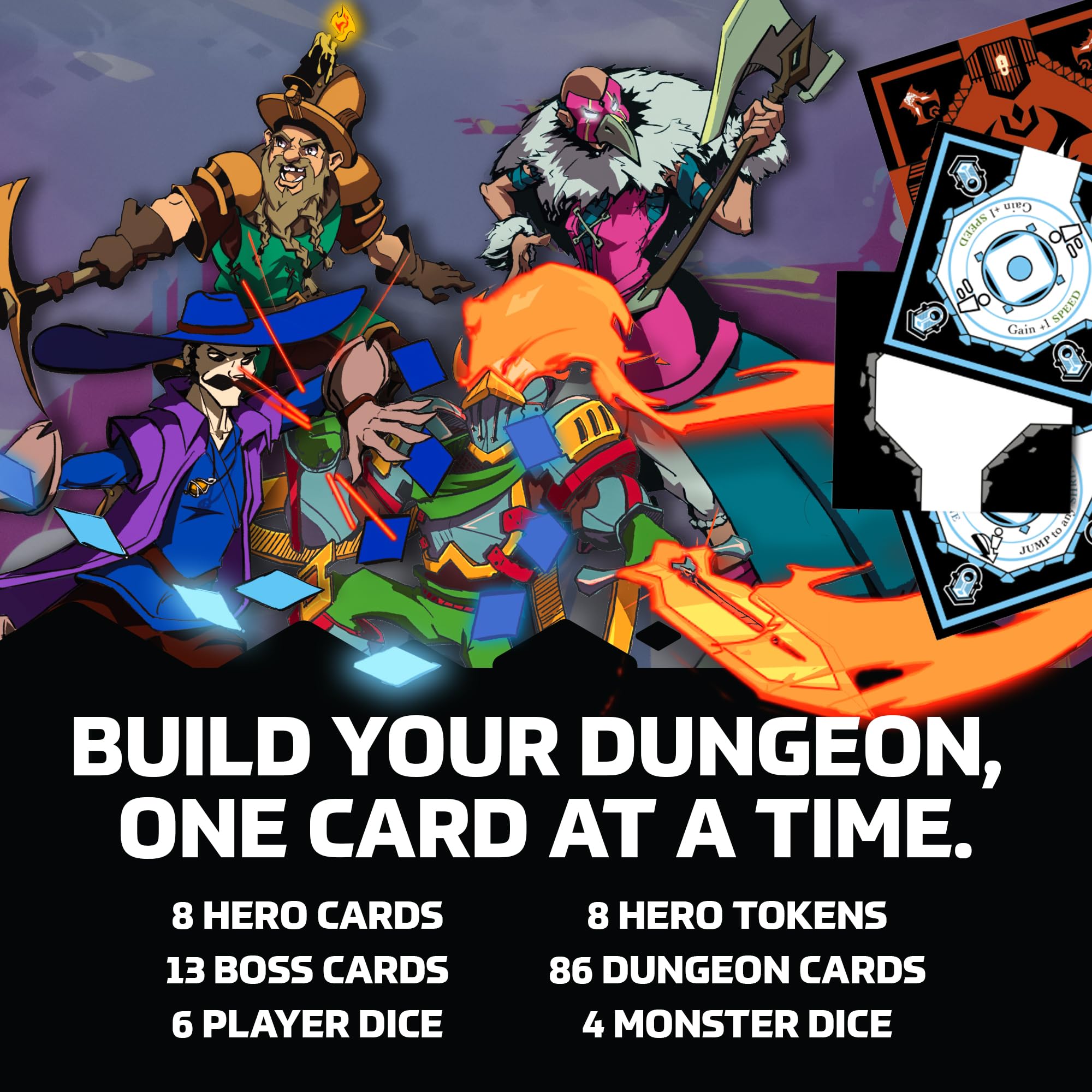 Zero Strategy Games Shuffle Dungeons packaged in a compact box for travel.