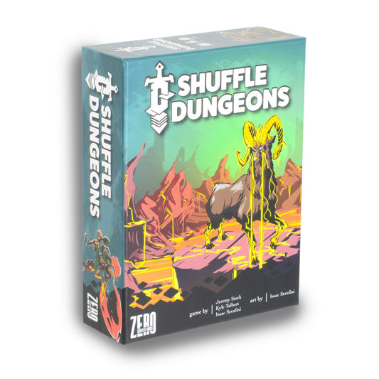 Zero Strategy Games Shuffle Dungeons with modular tiles enabling dynamic layouts and replayability.