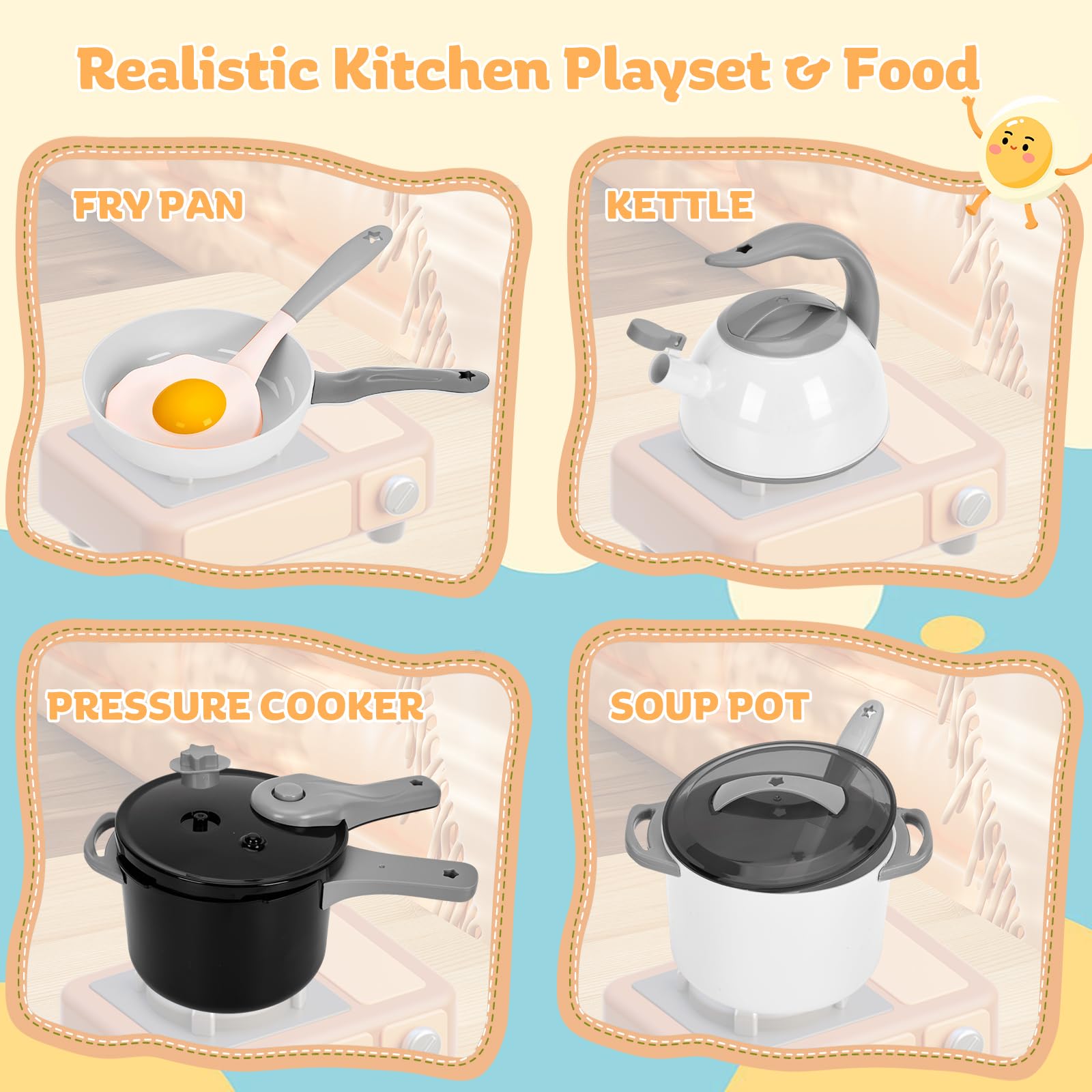 Zero Zoo pink theme dream gift appeals to kids who love pretend cooking.