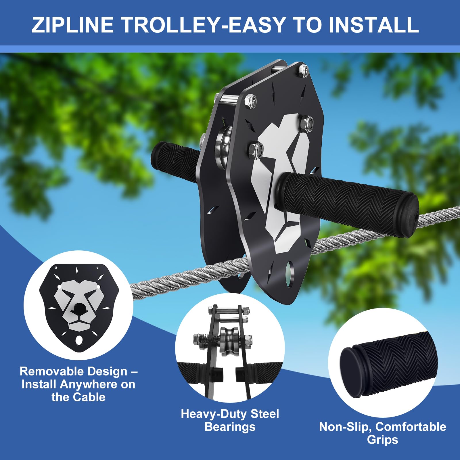 ZEROMX 6.5ft spring brake delivering soft, controlled stops.