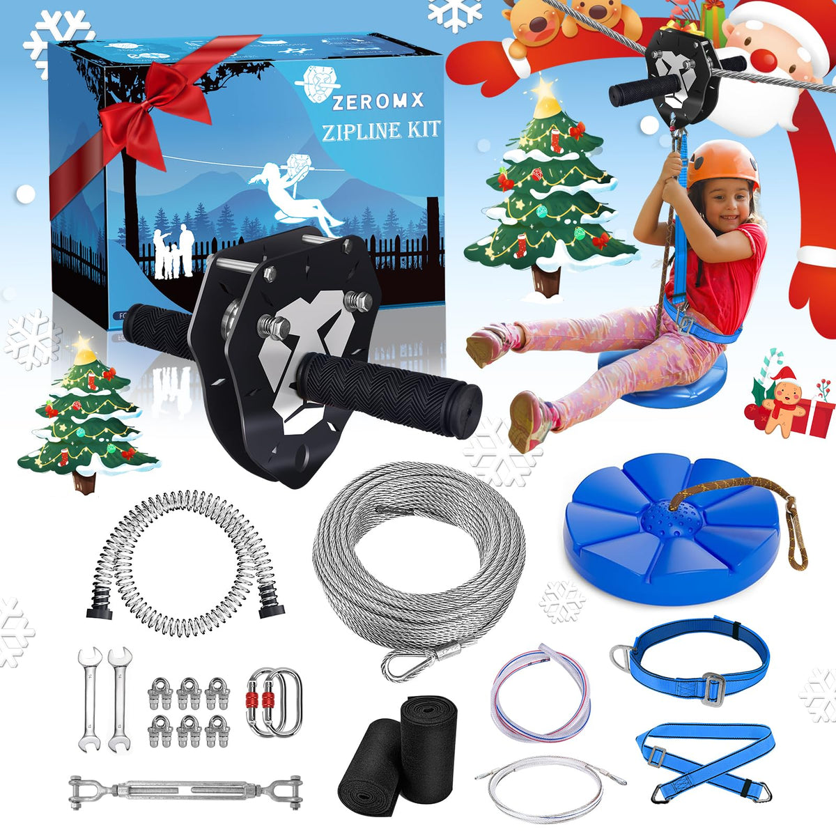 ZEROMX lion trolley removable for easy setup and secure rides.