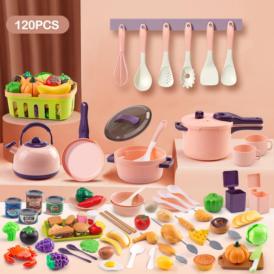 Zero Zoo cuttable veggies playset enhances pretend prep and skill building.