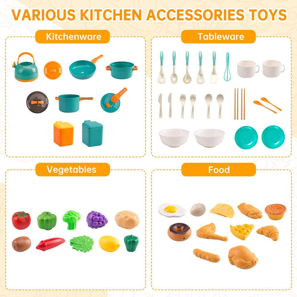 Zero Zoo pretend BBQ set enhances cooperative kitchen role play