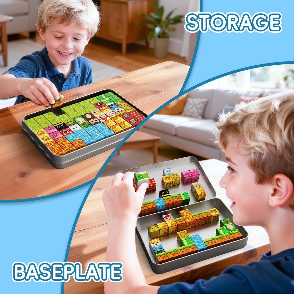 Zerxpho magnets rotate 360 degrees, enabling smooth, sturdy model building.
