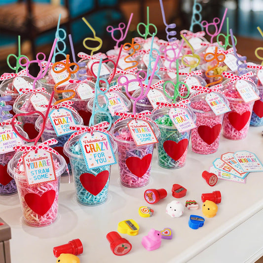 Zesua crazy straw included for festive classroom celebrations