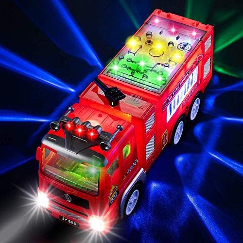 Zetz Brands Fire Truck ideal for ages 3 and up.