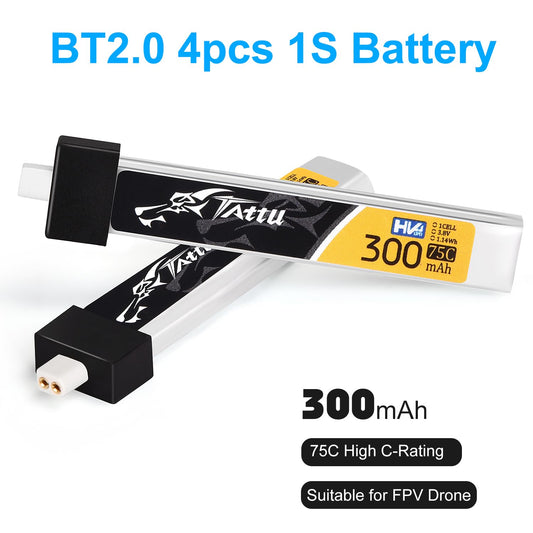 ZEVORO 1S 300mAh 75C battery demonstrates high discharge for responsive FPV racing