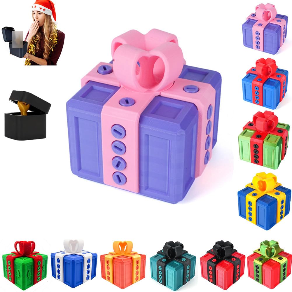 ZEXI Prank Box 3D puzzle mechanism enables interactive gift opening.