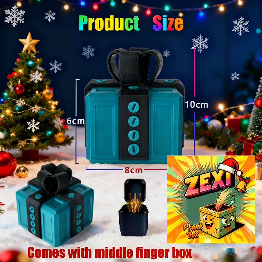 ZEXI Prank Box durable construction built for repeated use.