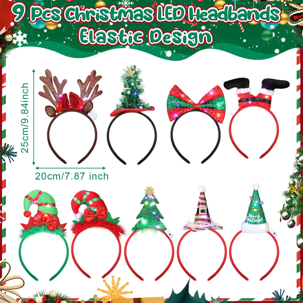 Zeyune LED bow headband adding sparkle to celebrations