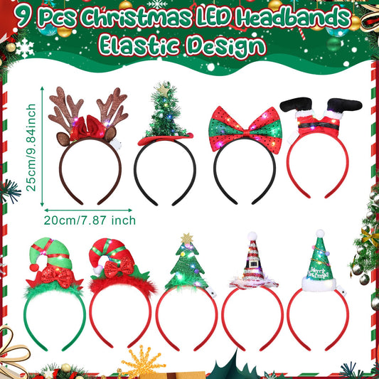 Zeyune LED bow headband adding sparkle to celebrations