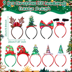 Zeyune LED bow headband adding sparkle to celebrations