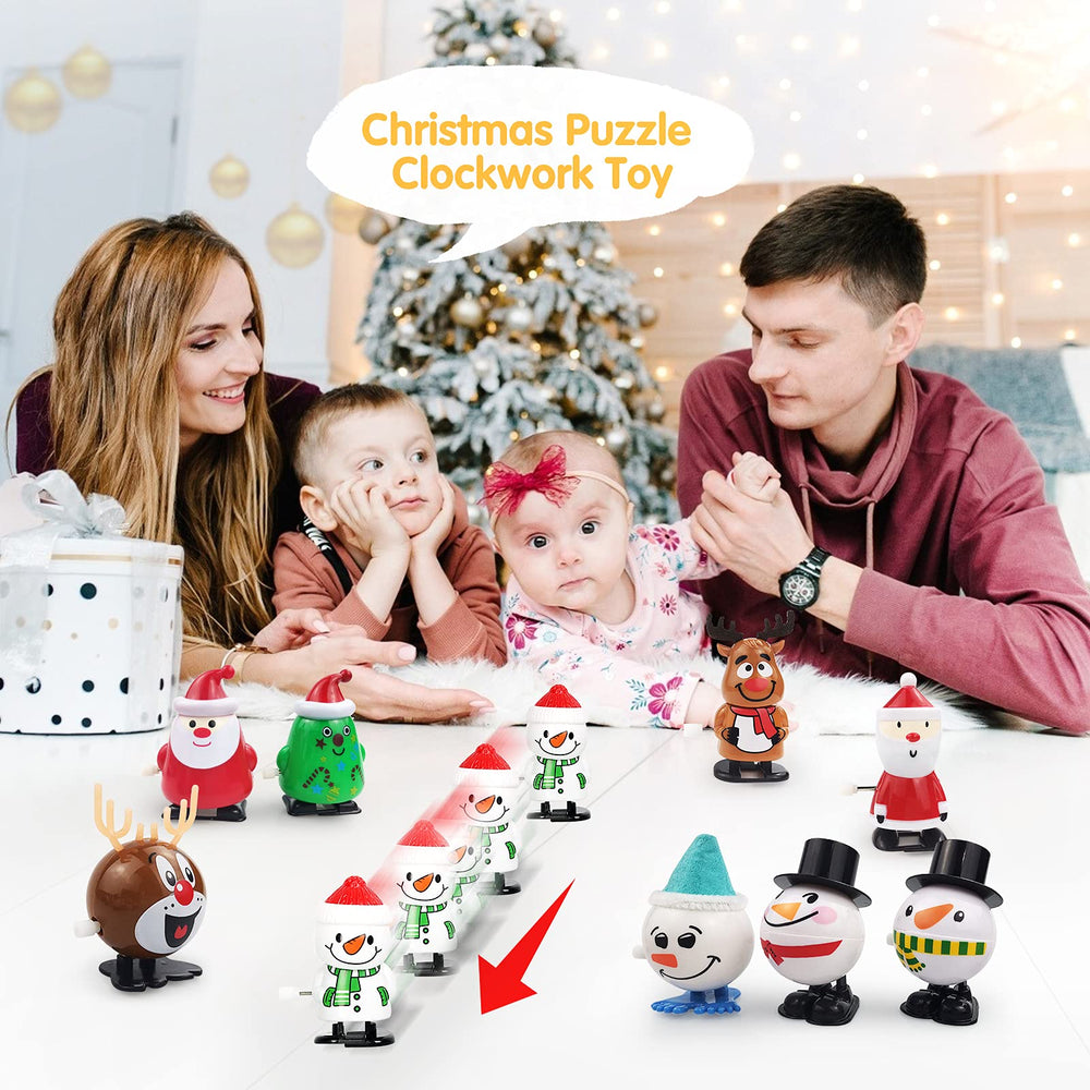 ZGWJ colorful wind-up toy set display for festive gifting