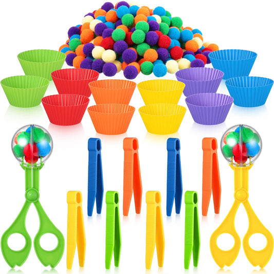 Zhanmai 142-piece fine motor set for hands-on learning and sorting play.