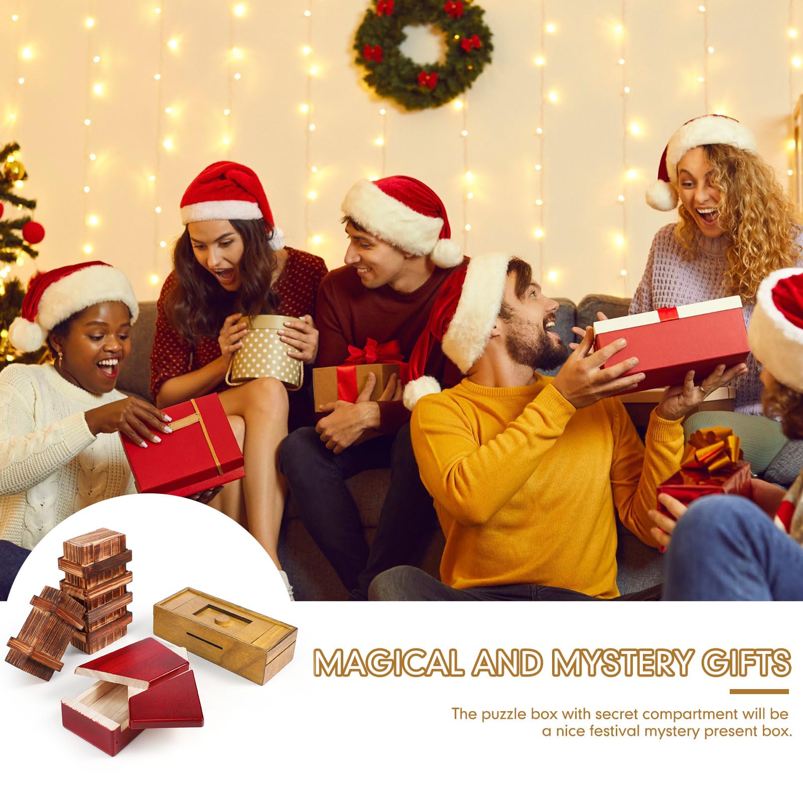 Zhanmai card box puzzle works as a stylish gift and conversation starter.