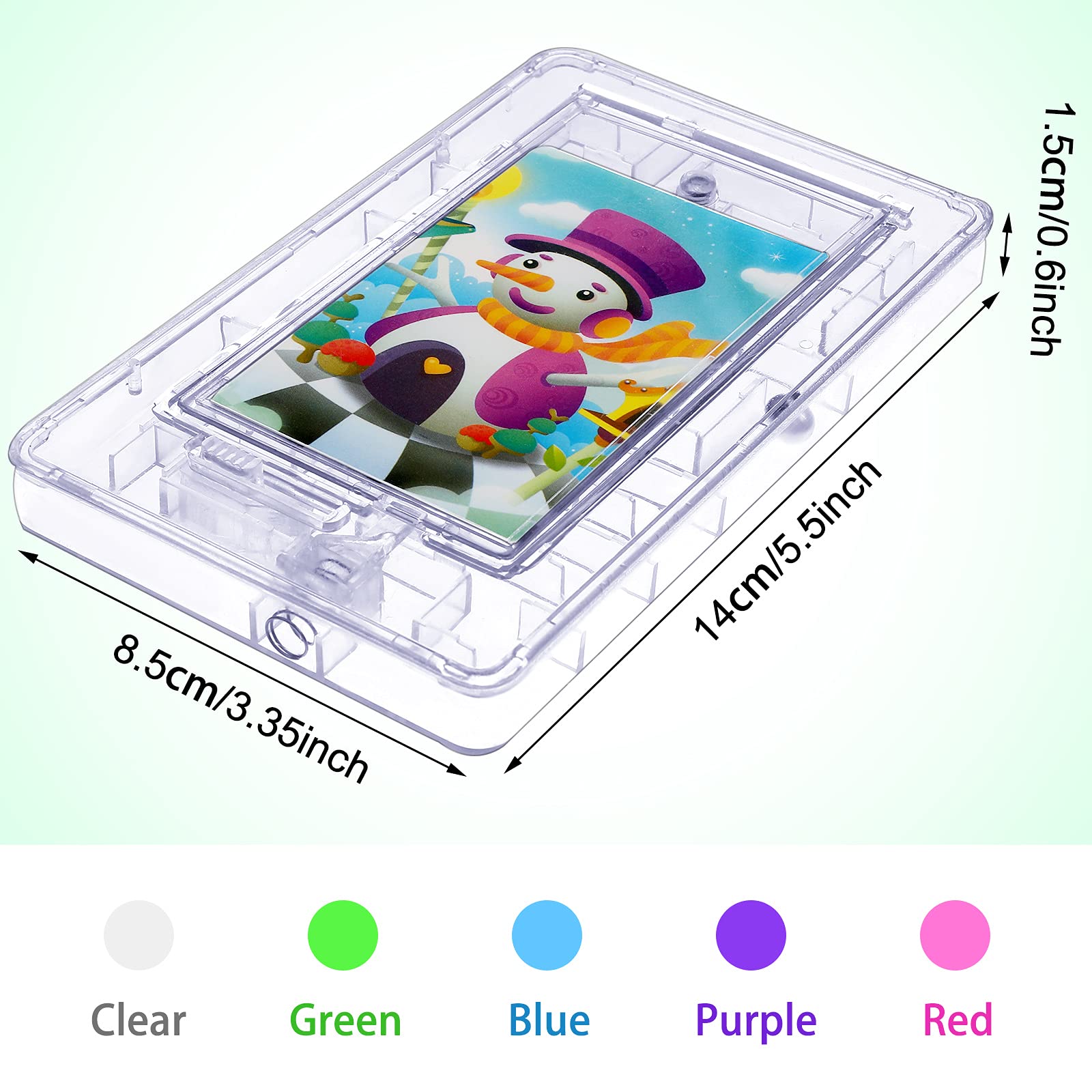 Zhanmai pink maze card holder portable and easy to share
