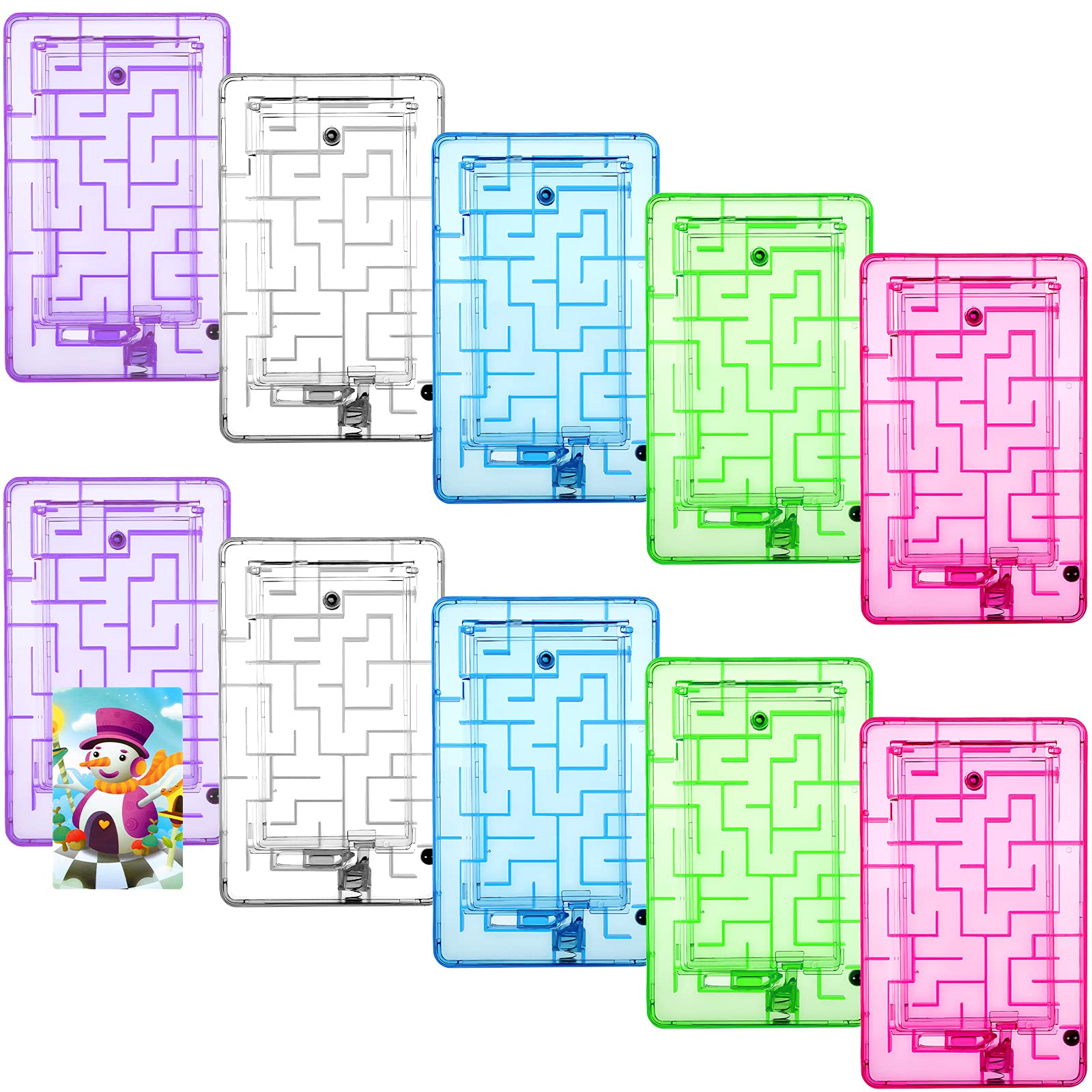 Zhanmai card maze holder transparent view protecting cards from dust and moisture