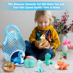 Zhanmai dinosaur egg pack storage for organizing mini plush dinosaurs.