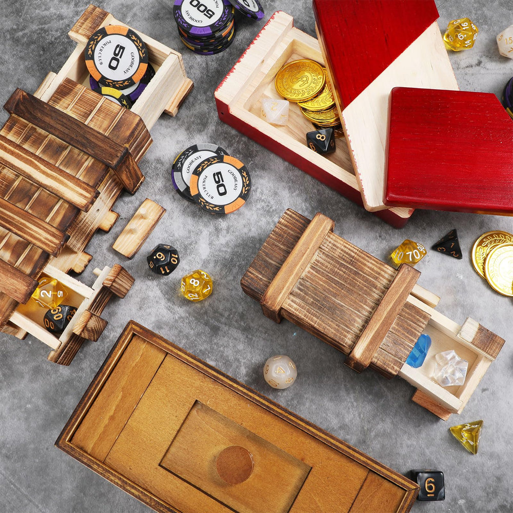 Zhanmai wooden box conceals a keepsake and invites curious opening.