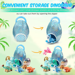 Zhanmai 12-inch large dinosaur egg pack as a centerpiece.