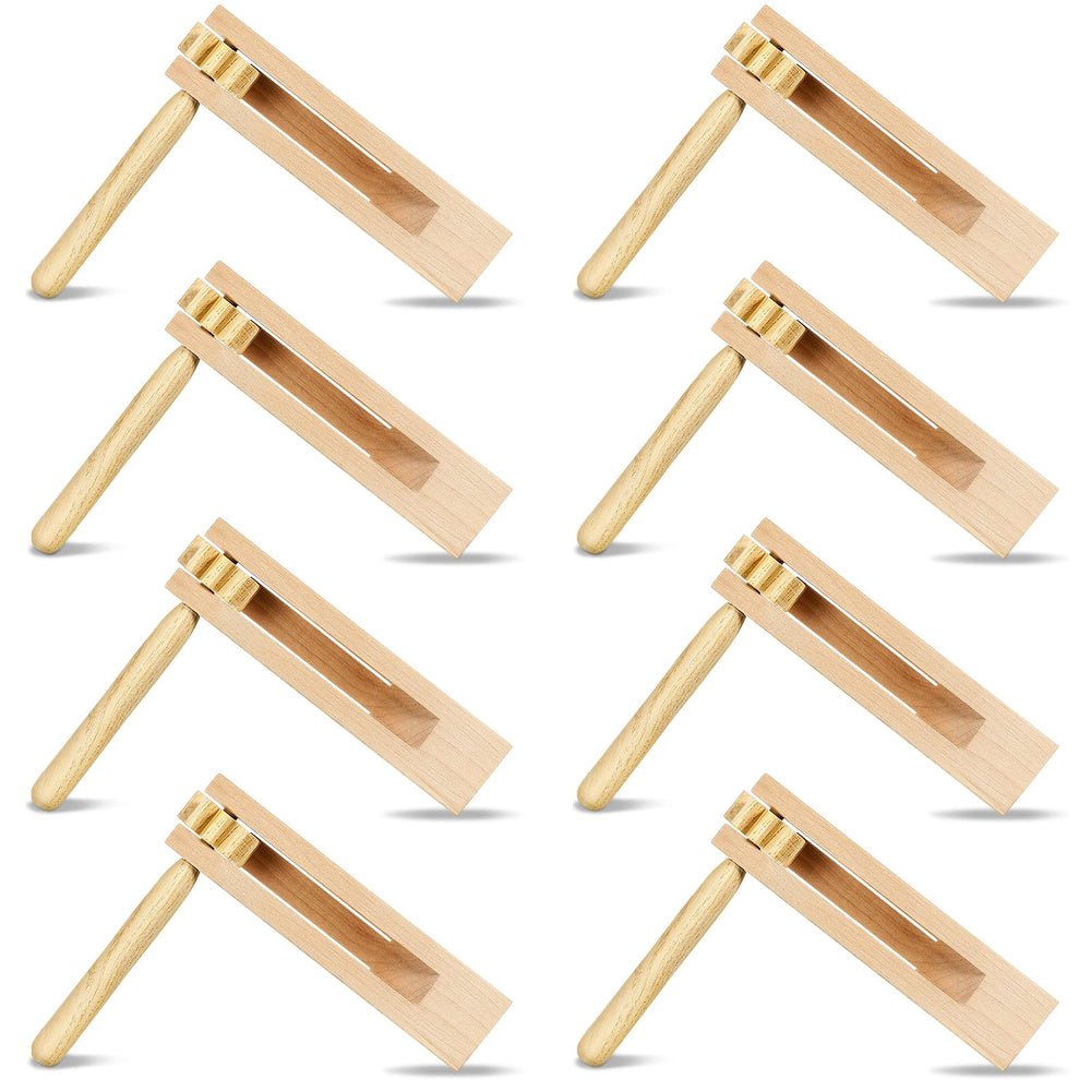 Zhanmai Mexicanas noise ratchet wooden package shows four pieces for celebrations.