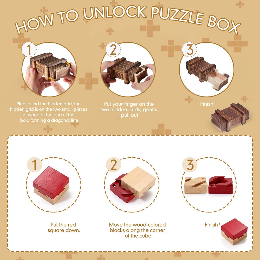 Zhanmai puzzle boxes gift card box demonstrates versatile packaging for gifts.
