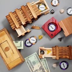 Zhanmai puzzle boxes teaser detail emphasizes clever opening challenge.