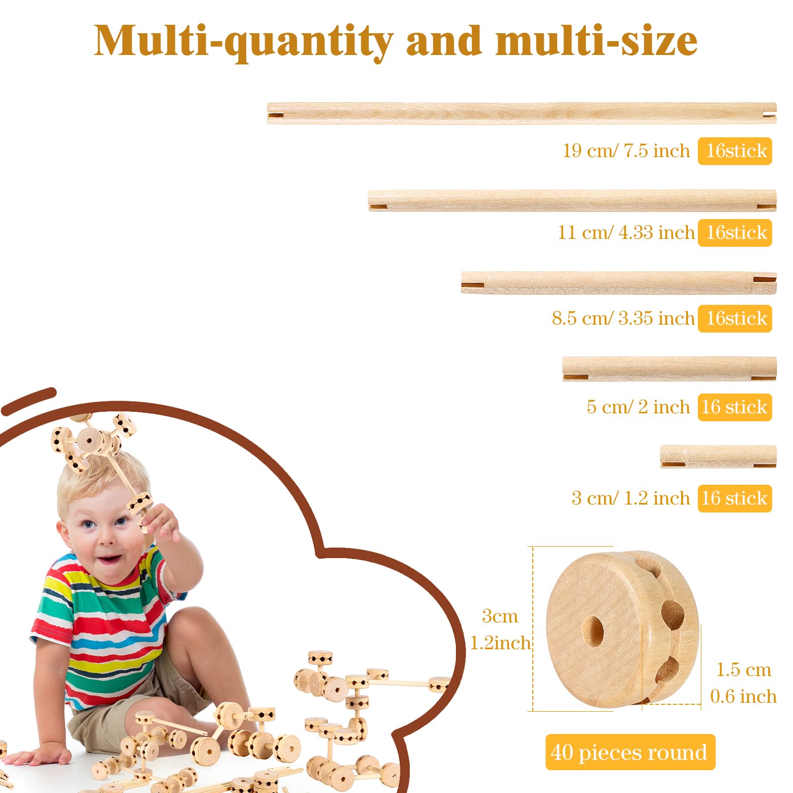 Zhanmai wooden blocks with imaginative-building focus foster creativity and problem-solving.